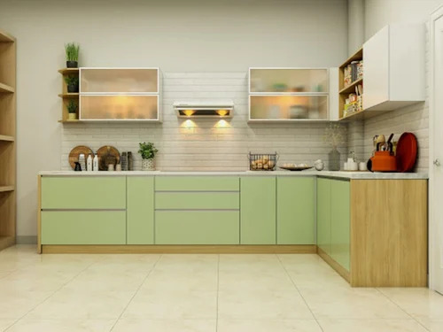 Wood Modular Kitchen