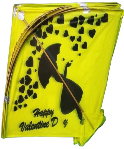 Yellow Printed Paper Kites