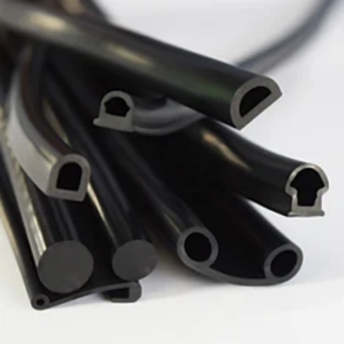 Black Rubber Extrusion Profile