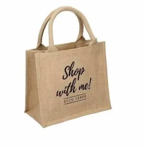 Brown Jute Shopping Bag