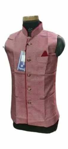 Mens Designer Stand Collar Nehru Jacket