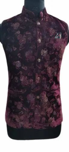 Mens Designer Velvet Color Nehru Jacket