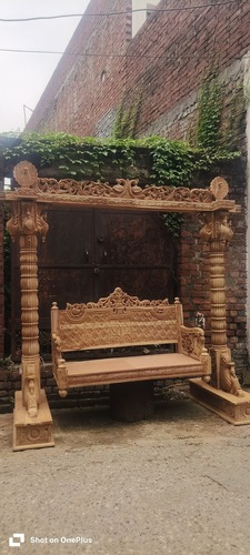 Wooden Carved Swing
