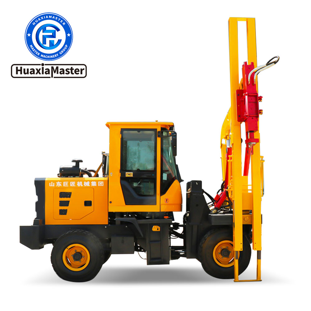 Dzc Series Loader Mounted Guardrail Pile Driver