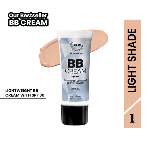 Natural Wash Bb Cream With Spf 30 Sun Protection - Color Code: Light Shade