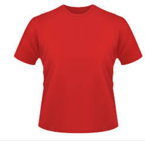 Round Neck Red T Shirt