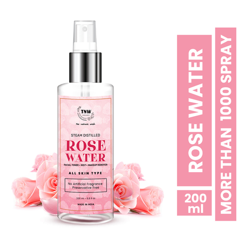 Steam Distilled Rose Water - Ingredients: Herbal Extract