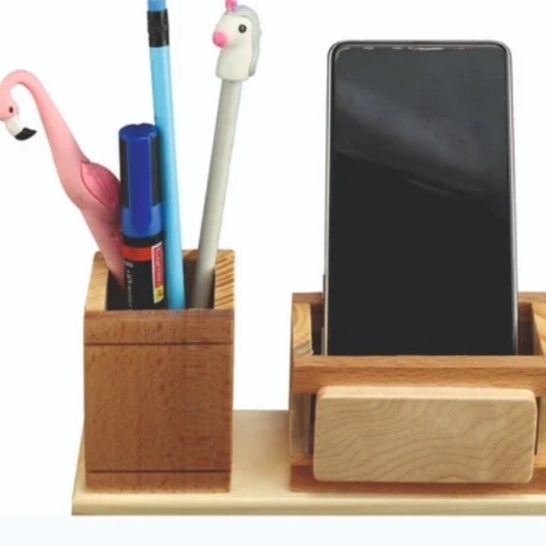 Wooden Pen Stand