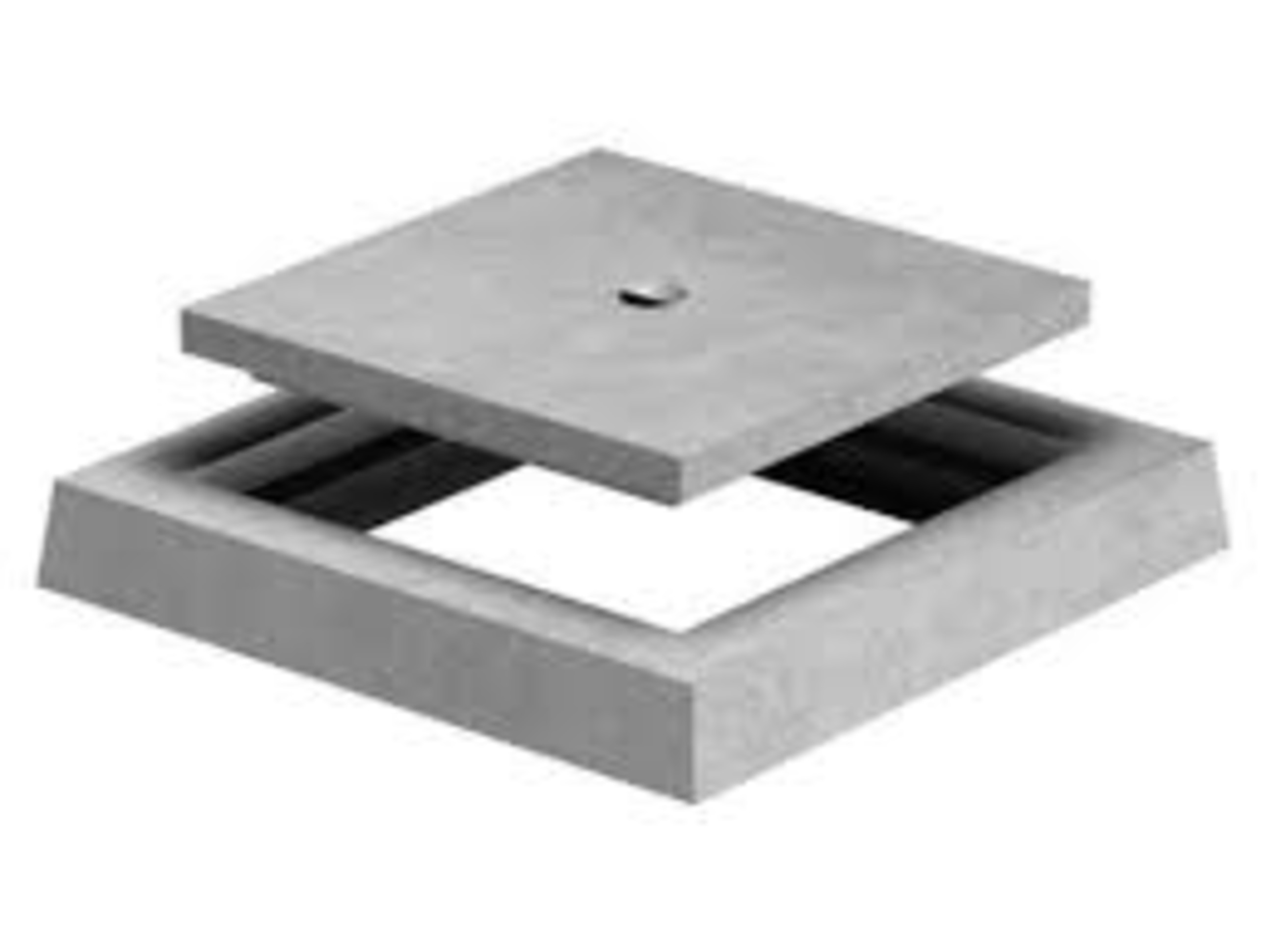 250X250 Mm Medium Duty (Md) Rcc Manhole Covers - Material: Concrete
