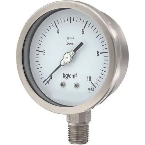 Bourdon Type Pressure Gauge - Machine Weight: 1