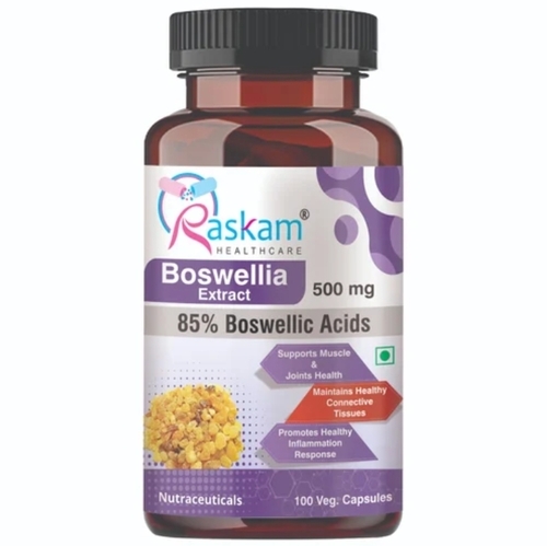 Herbal Raskam Boswellia Serrata Extract- 100 Veg Capsules