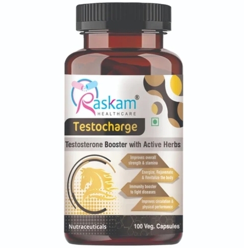 Herbal Raskam Testocharge - 100 Capsules