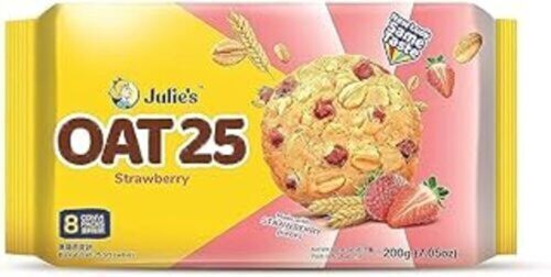 Julies Oat 25 Chocolate Hazelnut Biscuits 200g