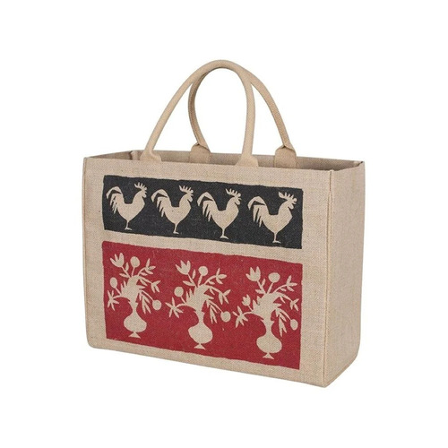 Printed Jute Carry Bags