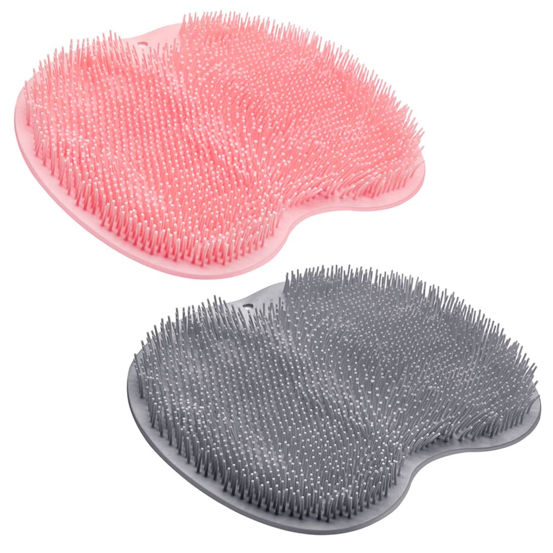 Shower Foot & Back Scrubber - Color: Grey
