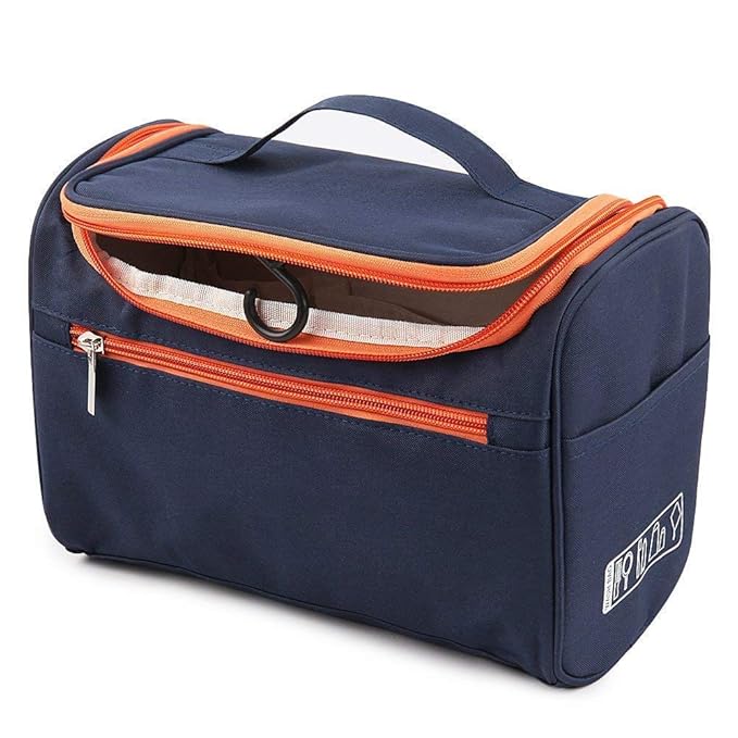 Travel Cosmetic Bag With Hook - Color: Multicolor