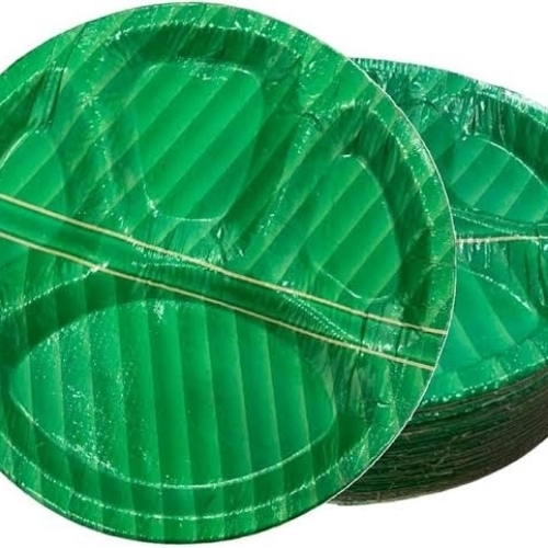 3 Compartment Paper Plate