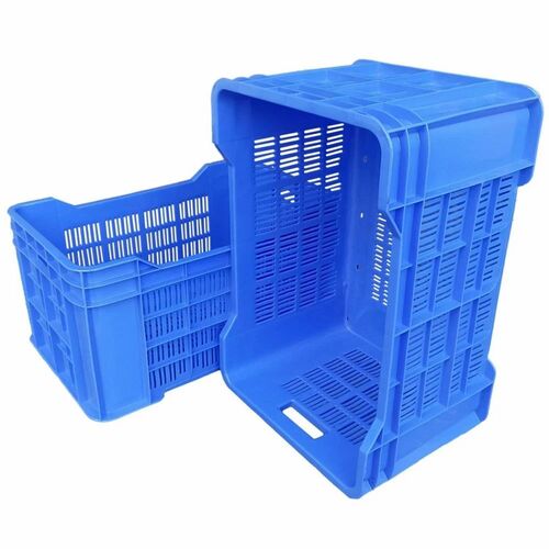Plastic Blue Color Crates