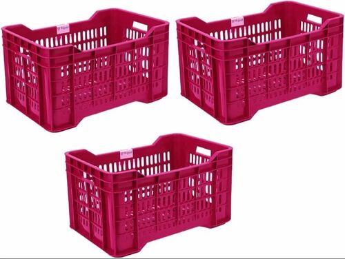 Plastic Pink Crate