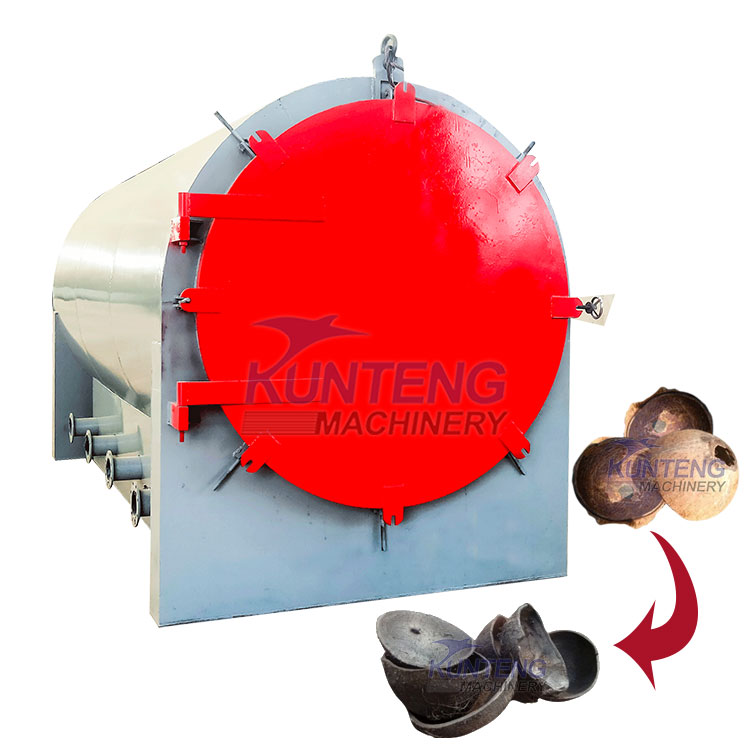 Smokeless Carbon Making Machine Charcoal Furnace Stove - Color: White