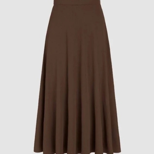 Women Skirt - Color: Brown