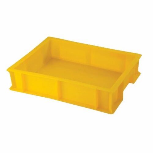 Yellow Industrial Plastic Crate