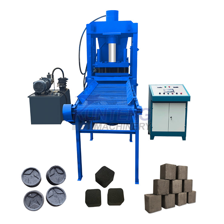 Hydraulic Press Machines Sawdust Charcoal Briquette Machines - Color: Blue