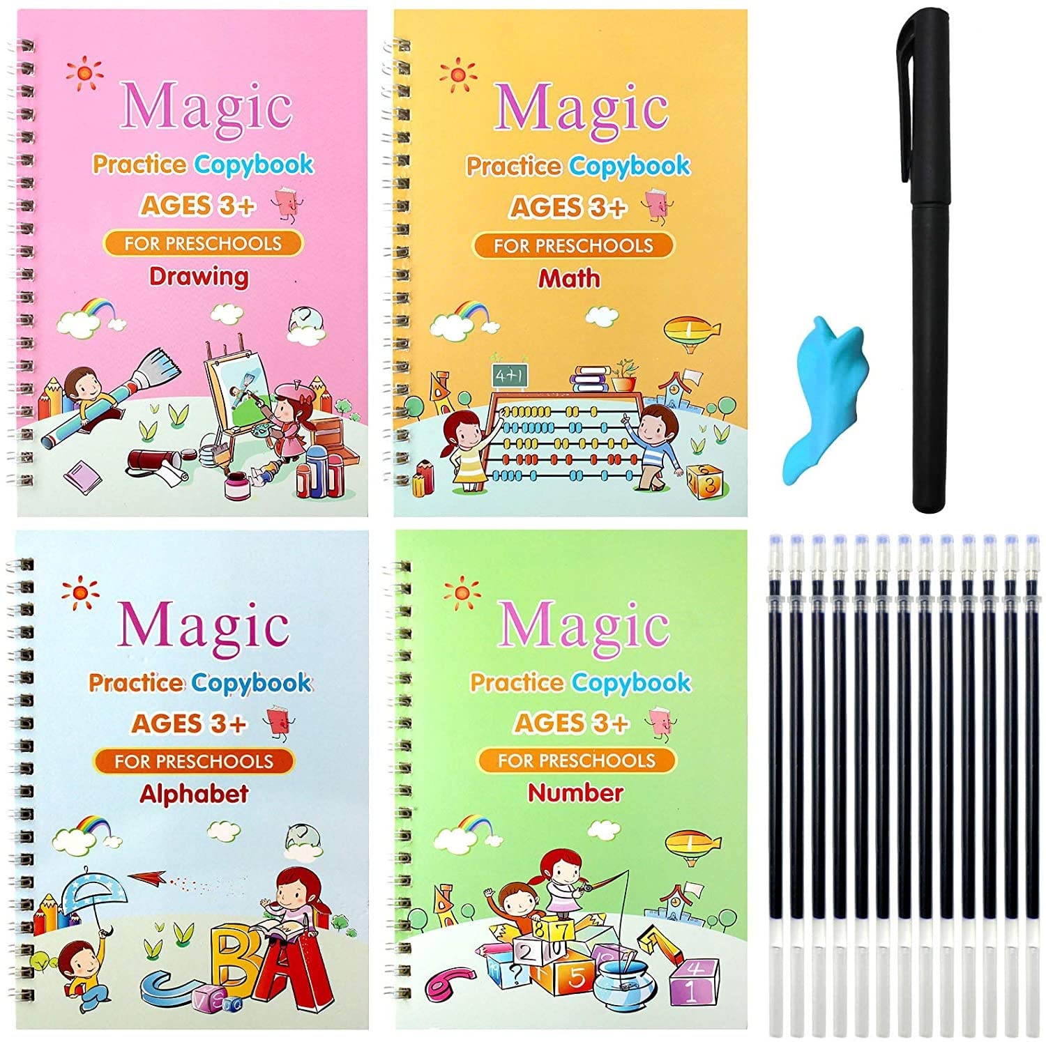 Magic Practice Book 4 Pcs