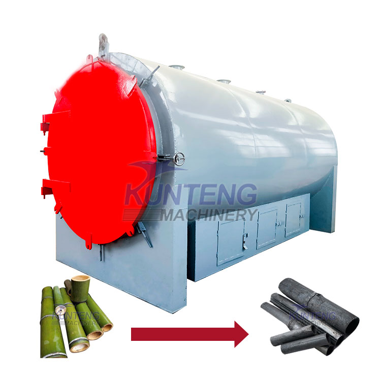 Rice Husk Charcoal Furnace Stove Burn Wood Carbonization Furnace