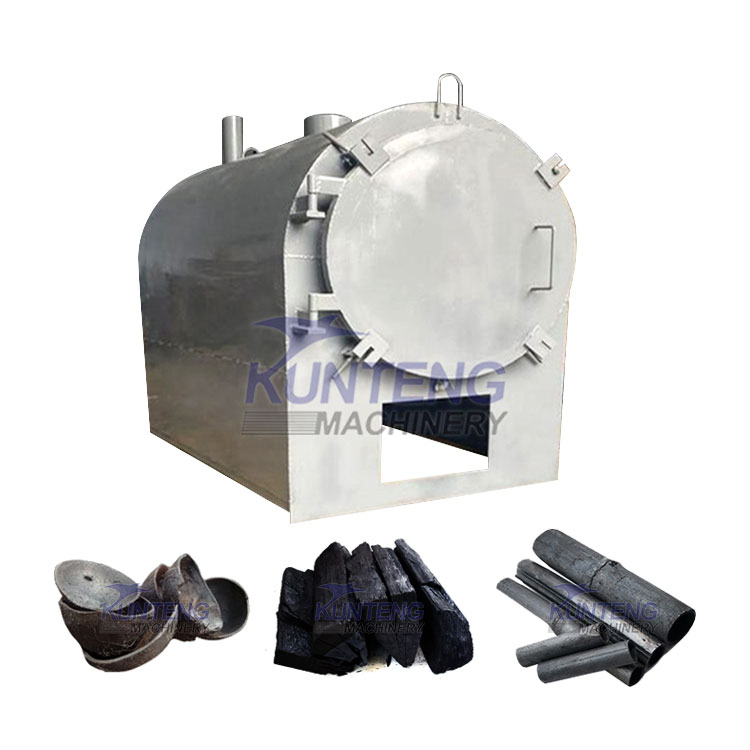 Smokeless Charcoal Carbonization Stove Machine - Color: White
