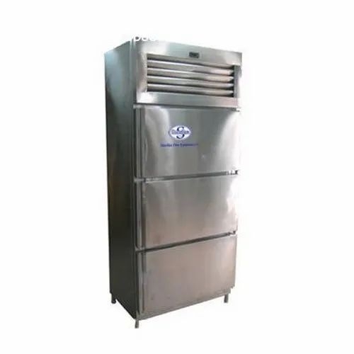 Stainless Steel Electricity Three Door Refrigerator