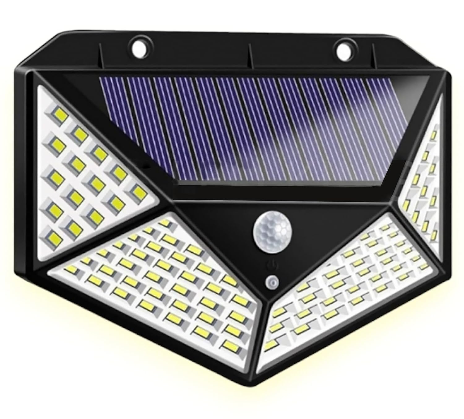 100 Led Solar-Powered Wall Lamp Bk-100 - Application: Home