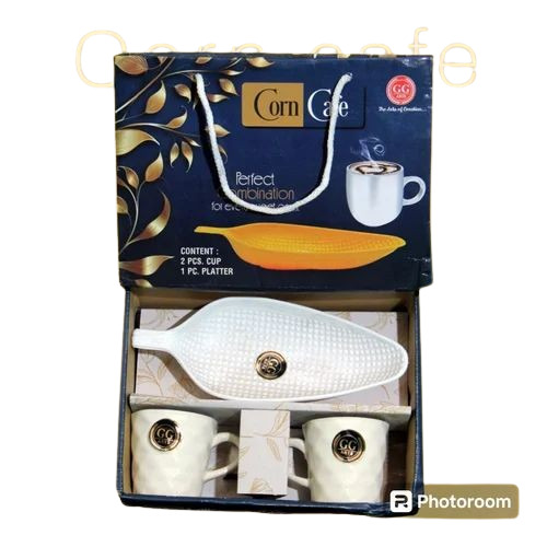 2 Piece Tea Cup 1 Piece Platter