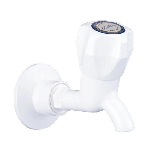 BIB TAP WITH FLANGE EXTN M HANDLE PPT0105 (1/2 INCH)