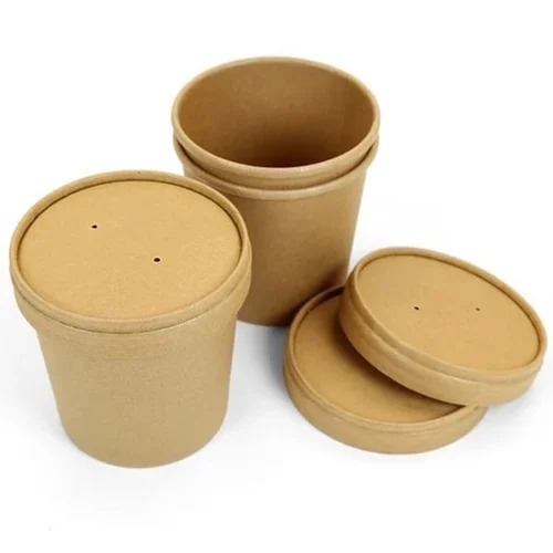 Brown Food Container