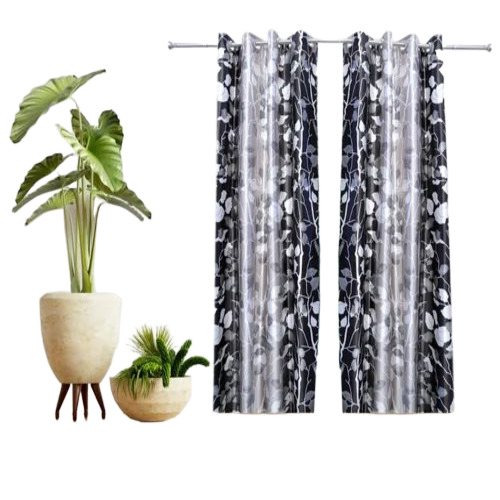 Grey Door Curtains