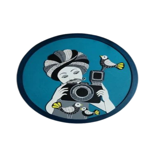 Hand Painted Wooden Wall Plates