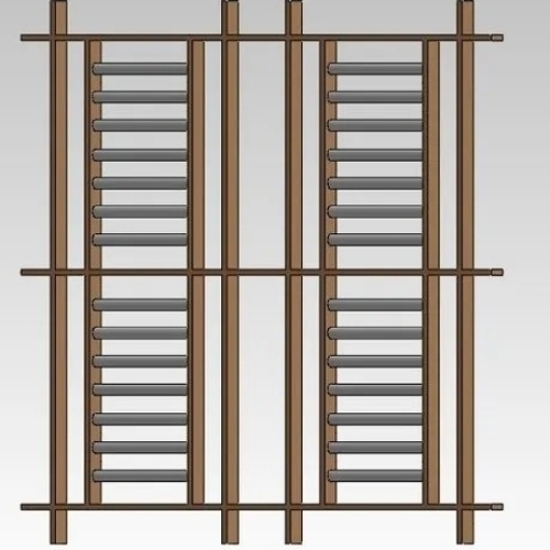 Iron Rod Window Grill