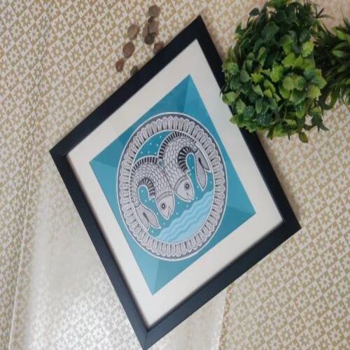 Madhubani Painting With Frame