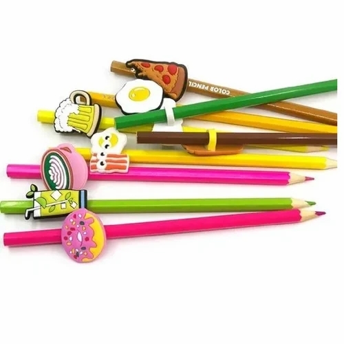 Pencil Silicon Charm 