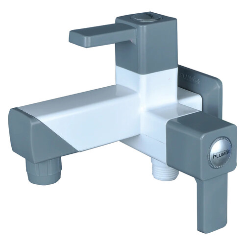 PLUMTEK PTMT Square Series 2 Way Bib Tap 90 Degree