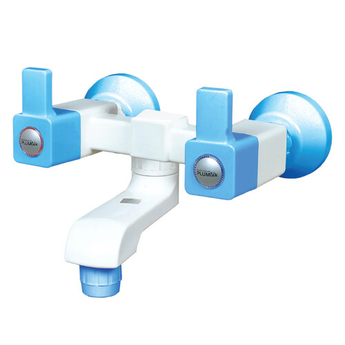 PLUMTEK PTMT Square Series Wall Mixer Non Telephonic