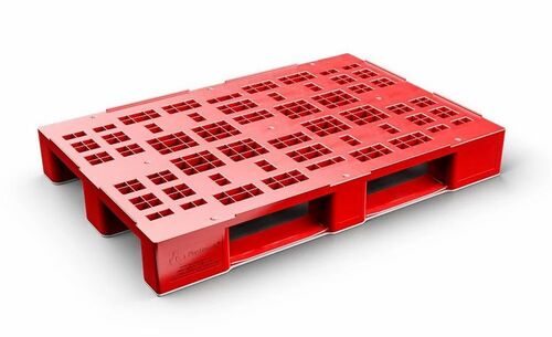 Red Industrial Plastic Pallet