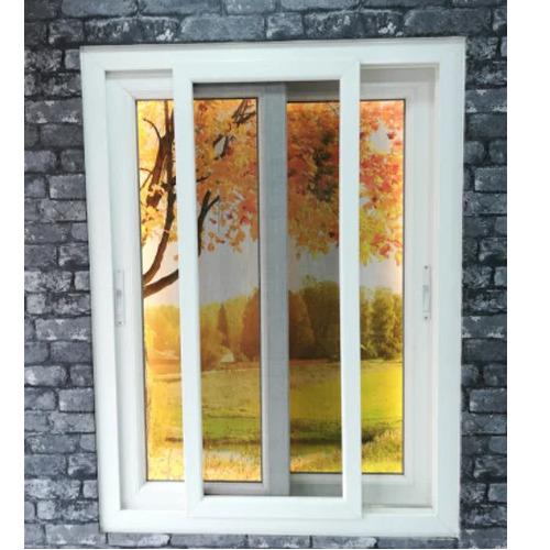 White UPVC Glass Sliding Window