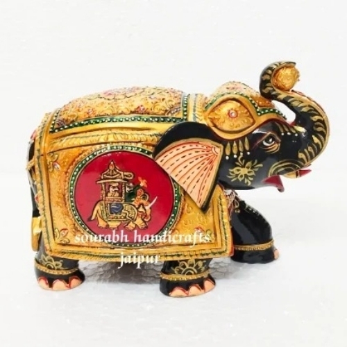Wooden Elephant Statues