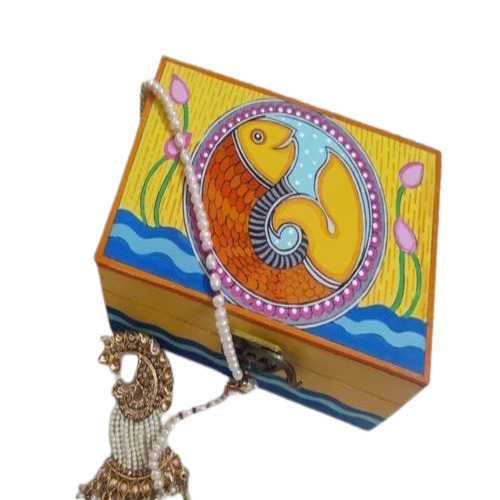 Wooden Hand Painted Jwellery Box
