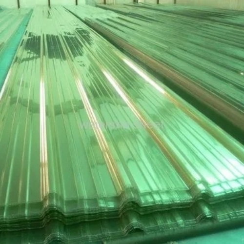 Green Corrugated Polycarbonate Roofing Sheets