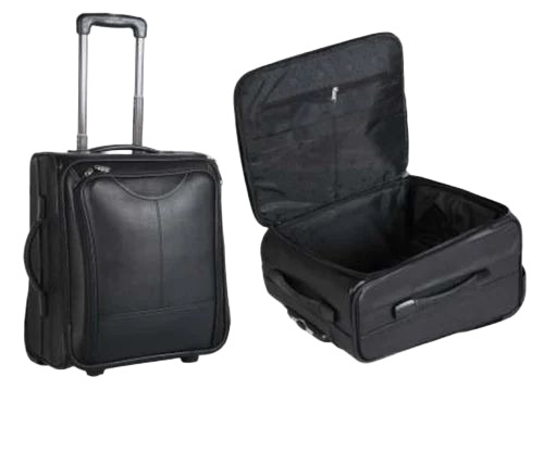 Leather Laptop Trolley Bag