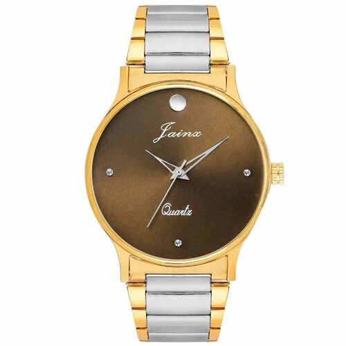 Mens Wrist Watches - Color: Golden