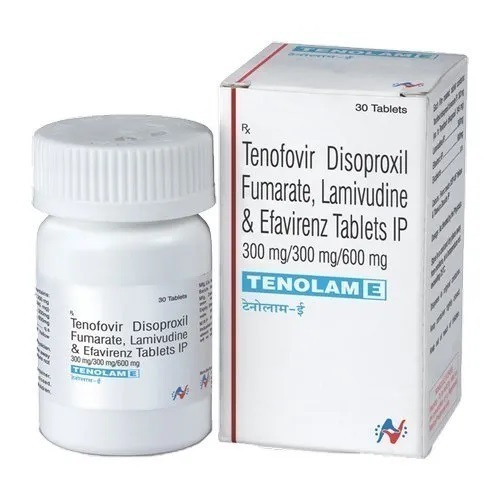 Tenofovir Disoproxil Fumarate Lamivudine And Efavirenz Tablets - Expiration Date: 3 Years